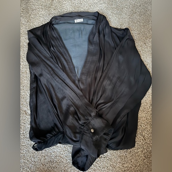 Intimately Free People Flowy Long Sleeve Blouse - Picture 1 of 4